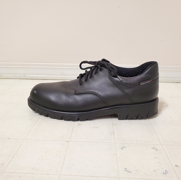 Mellow Walk Black Dressy Safety Shoes - Picture 4 of 10